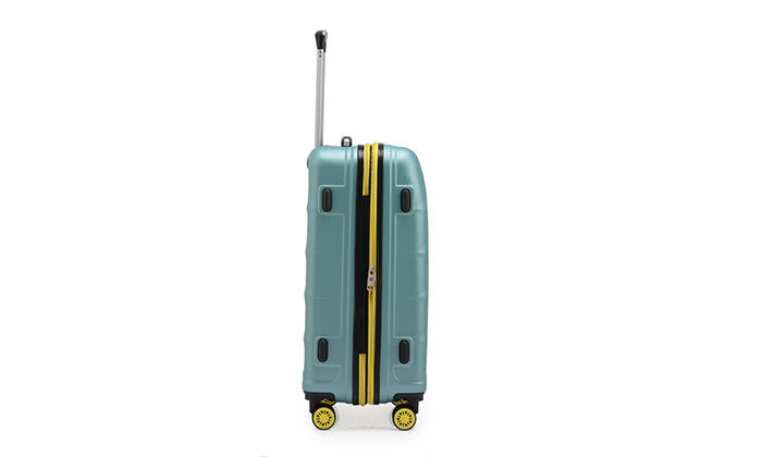 15 4 מזוודות קשיחות 14, 20, 24 ו-28 אינץ' SWISS VOYAGER דגם ROMA - צבעים לבחירה