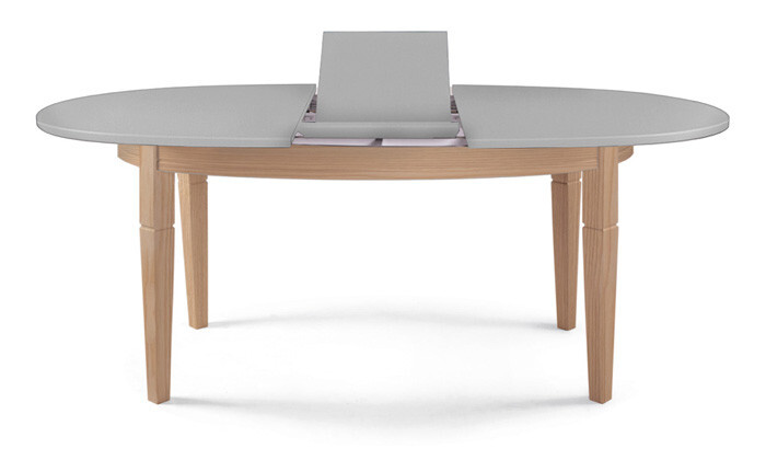 4 שולחן אוכל נפתח 1.9 מ' HOME DECOR דגם גליל - אופציה לכיסאות