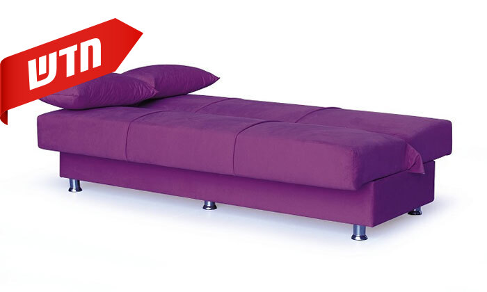 5 ספה נפתחת למיטה עם ארגז מצעים GAROX דגם קוזי - צבע לבחירה