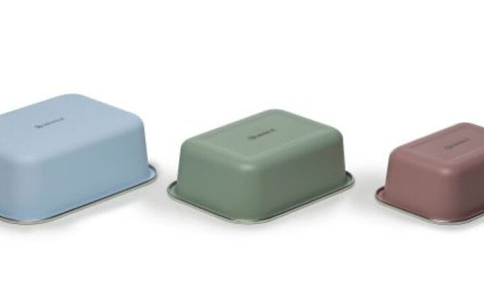4 סט 3 קופסאות אחסון נירוסטה בצבעים - מתאימות למיקרוגל