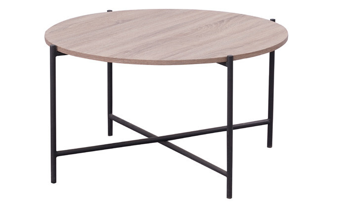 3 שולחן סלון עגול HOME DECOR דגם סיון