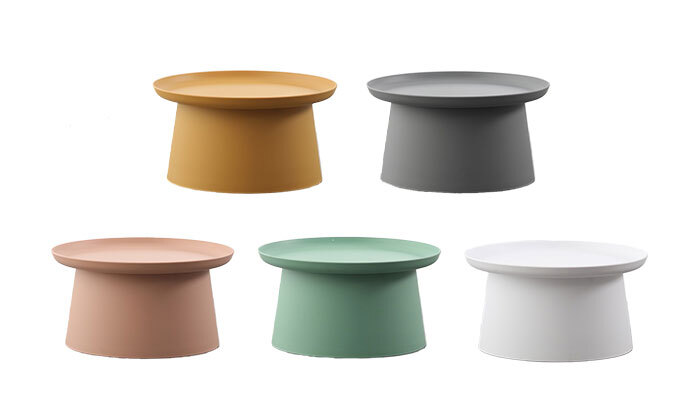 13 שולחן קפה פלסטיק TAKE IT - צבעים לבלחרה