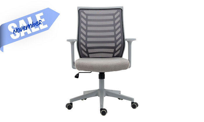 3 ד"ר גב: כיסא משרדי דגם COLUMBIA - צבעים לבחירה