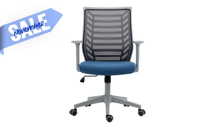 4 ד"ר גב: כיסא משרדי דגם COLUMBIA - צבעים לבחירה