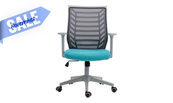 5 ד"ר גב: כיסא משרדי דגם COLUMBIA - צבעים לבחירה