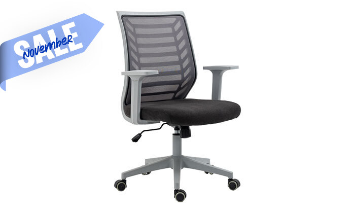 9 ד"ר גב: כיסא משרדי דגם COLUMBIA - צבעים לבחירה