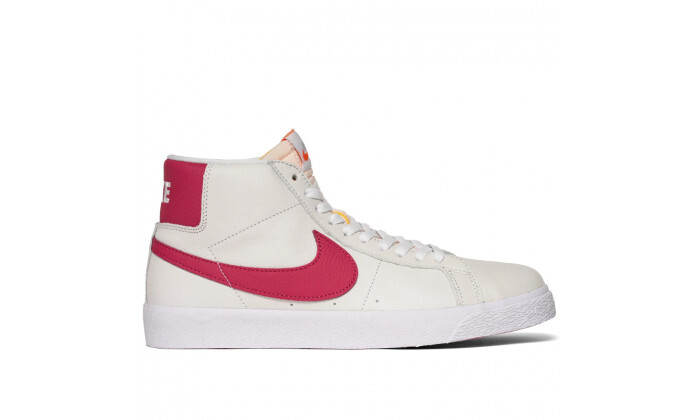 4 נעלי סניקרס Nike לגברים דגם SB Zoom Blazer Mid ISO - לבן-אדום