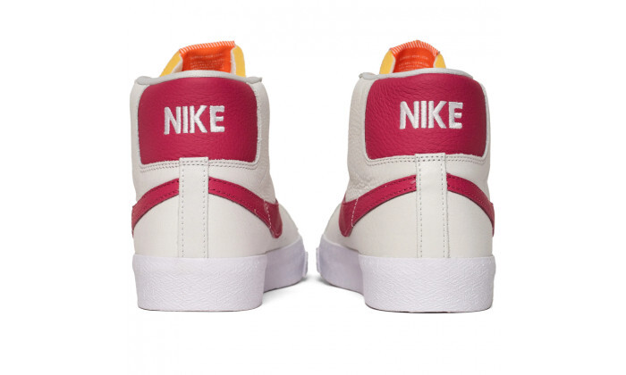 3 נעלי סניקרס Nike לגברים דגם SB Zoom Blazer Mid ISO - לבן-אדום