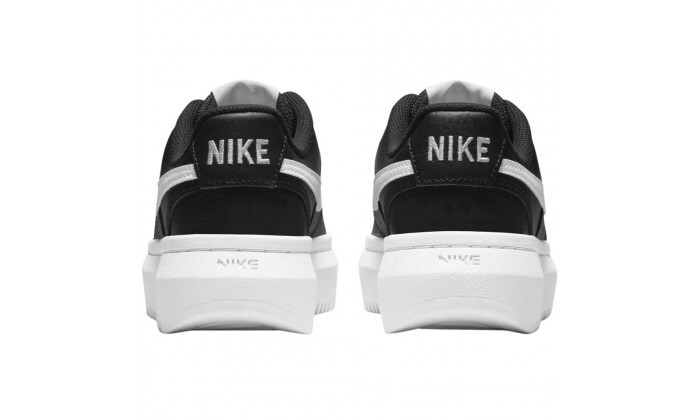 3 נעלי סניקרס Nike לנשים ונוער דגם Court Vision Alta - שחור/לבן
