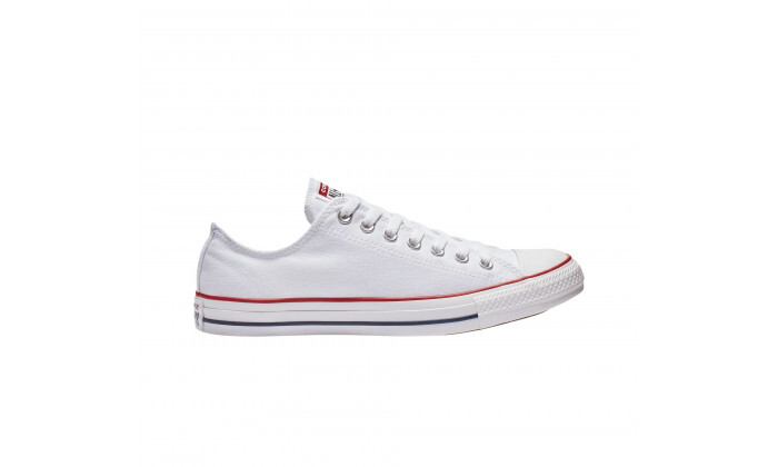 3 נעלי סניקרס Converse לגברים בדגם  Chuck Taylor All Star Ox - לבן