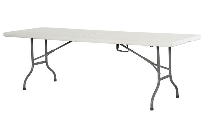 3 כתר: שולחן מתקפל 2.4 מ' דגם Fold&Go