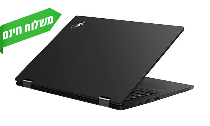 3 מחשב נייד מחודש Lenovo Yoga דגם L390 עם מסך מגע "13.3, זיכרון 16GB ומעבד i5