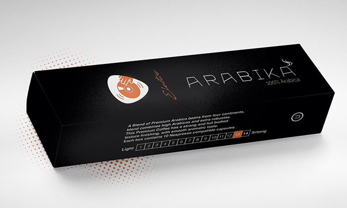 5 קפסולות קפה ARABIKA - משלוח חינם!