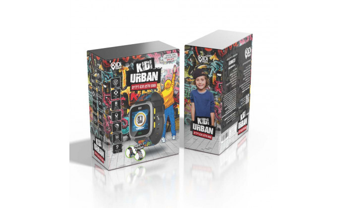 4 שעון טלפון חכם לילדים Kidi Watch דגם Kidi Urban - גרפיטי
