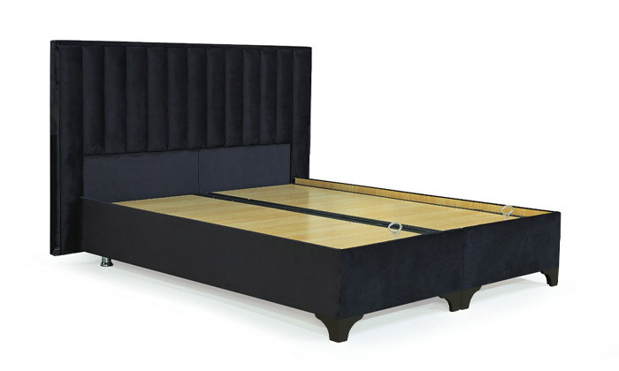 5 מיטה זוגית עם ארגז מצעים Vitorio Divani דגם קונטסה - צבע לבחירה