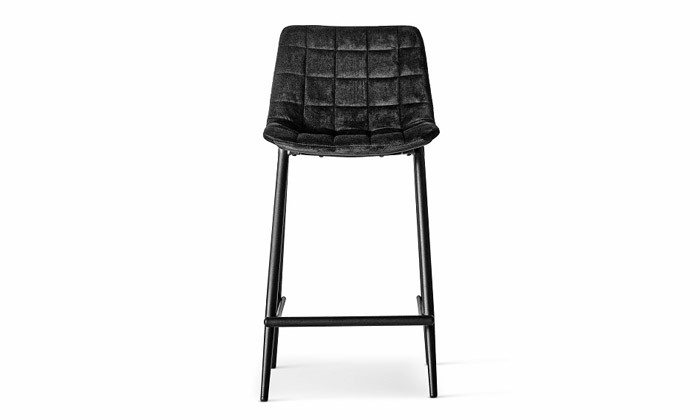 3 כיסא בר בריפוד קטיפה דגם 5394 - צבעים לבחירה