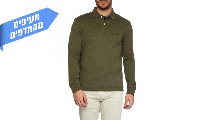 7 חולצת פולו לגברים נאוטיקה NAUTICA דגם CLASSIC FIT - צבעים לבחירה