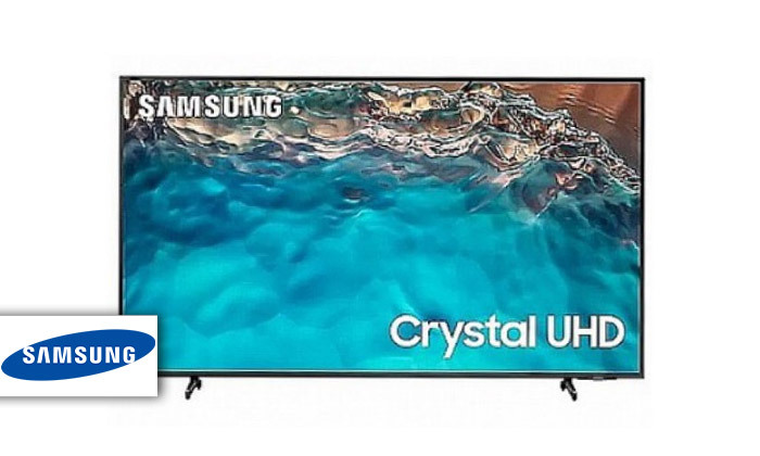 טלוויזיה חכמה 43 אינץ' SAMSUNG, דגם UE43BU8100 מסדרת Crystal UHD