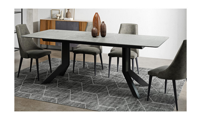 2 שולחן נפתח לפינת אוכל HOME DECOR דגם סרגוסה - אופציה לכיסאות