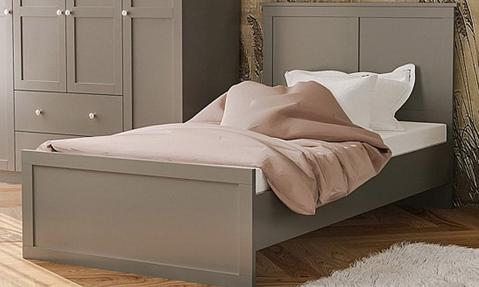 4 מיטת יחיד Twins Design דגם SIDE בצבע לבחירה - אופציה למזרן