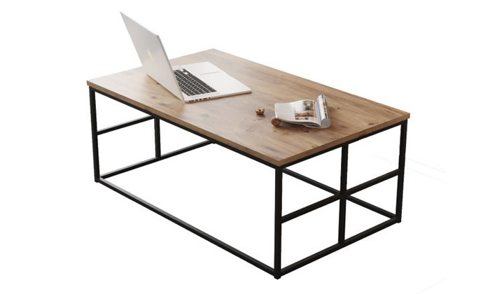 4 שולחן סלון מלבני 100 ס"מ Twins Design דגם זנזיבר