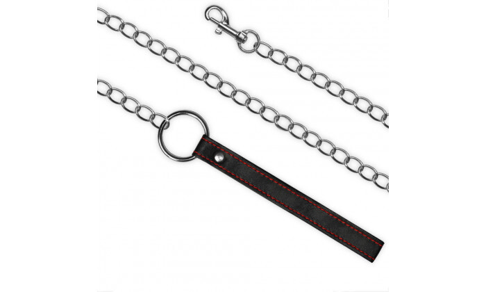5 סקס סטייל: קולר עם רצועה WHIPLASH דגם Bondage Collar