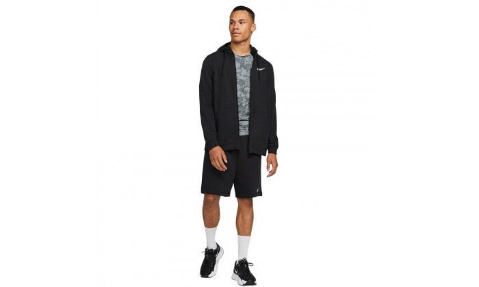 4 קפוצ'ון לגברים נייקי Nike דגם Dri-FIT Full-Zip Training Hoodie בצבע שחור