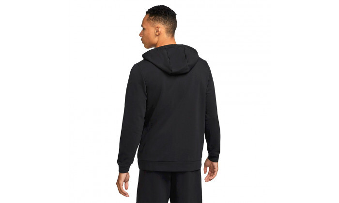 5 קפוצ'ון לגברים נייקי Nike דגם Dri-FIT Full-Zip Training Hoodie בצבע שחור