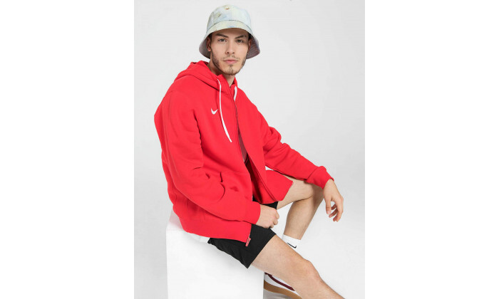3 קפוצ'ון לגברים נייקי Nike דגם Park 20 Fleece Full-Zip Hoodie בצבע אדום